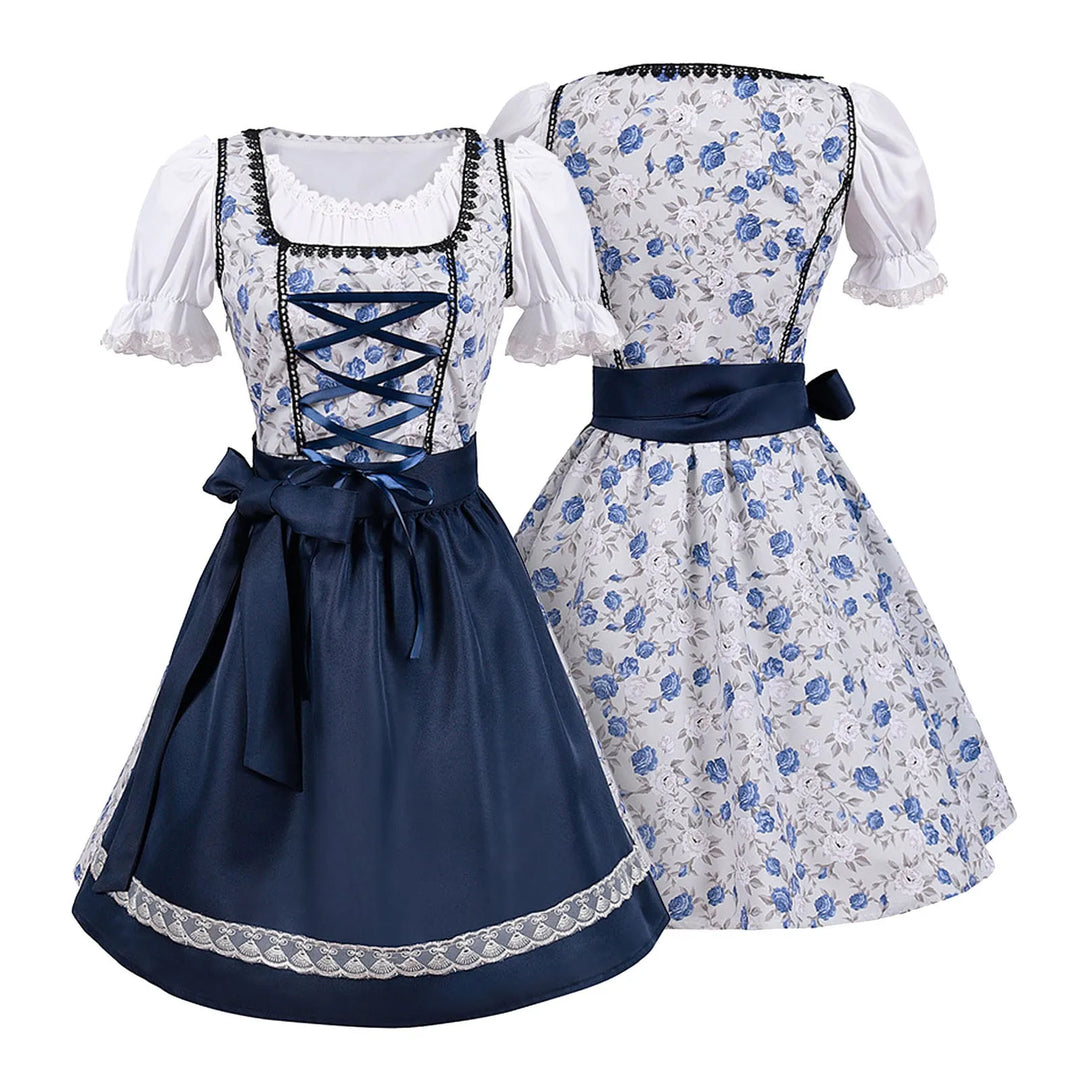 Oktoberdest Puffärmeliges Dirndlkleid für Damen