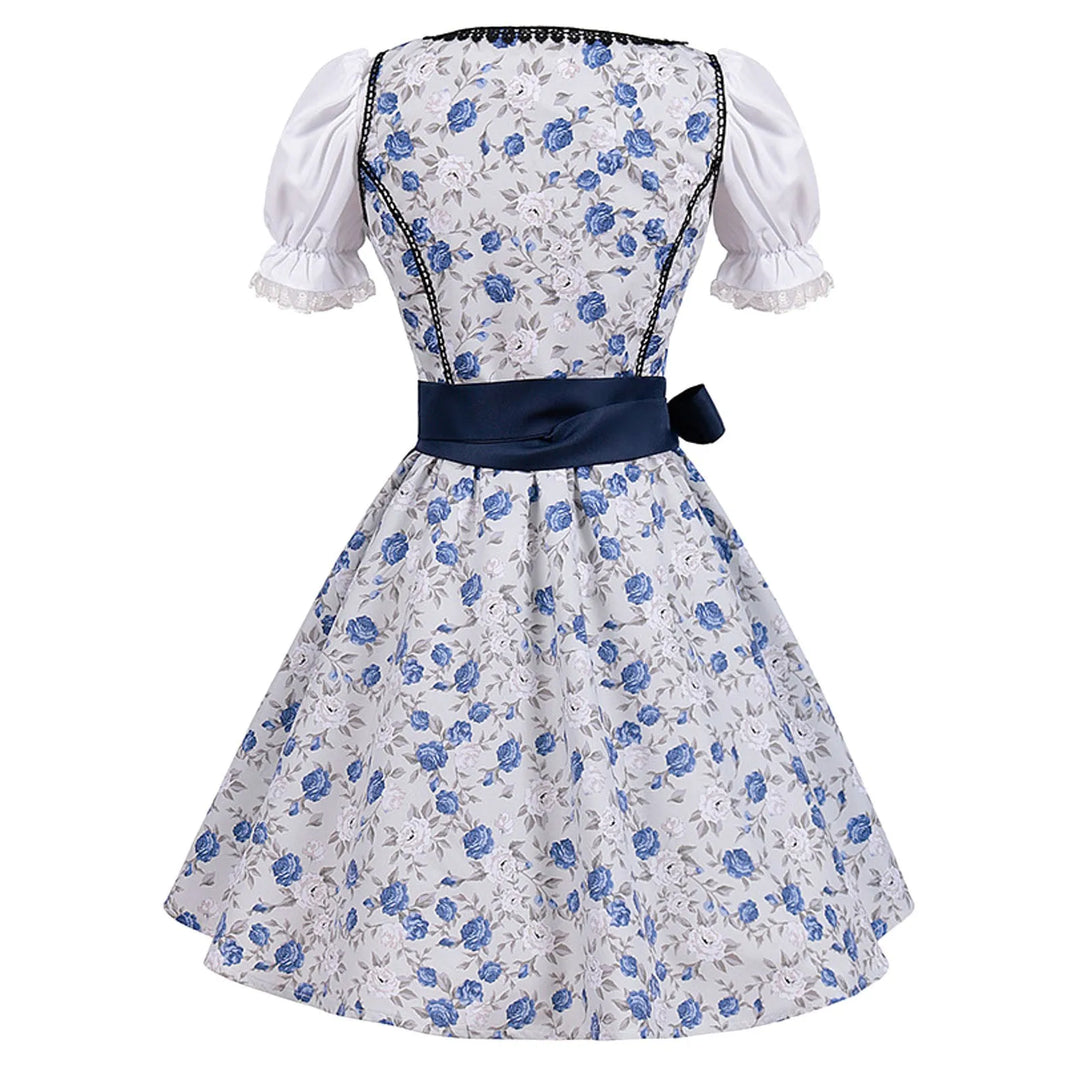 Oktoberdest Puffärmeliges Dirndlkleid für Damen