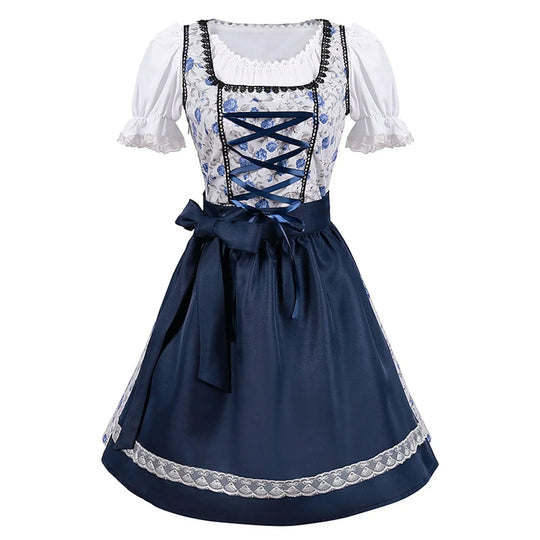 Oktoberdest Puffärmeliges Dirndlkleid für Damen