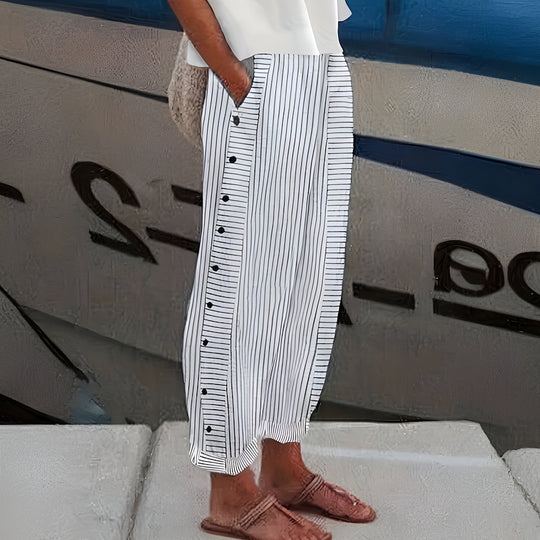 Zeitlose Damen Leinenhose
