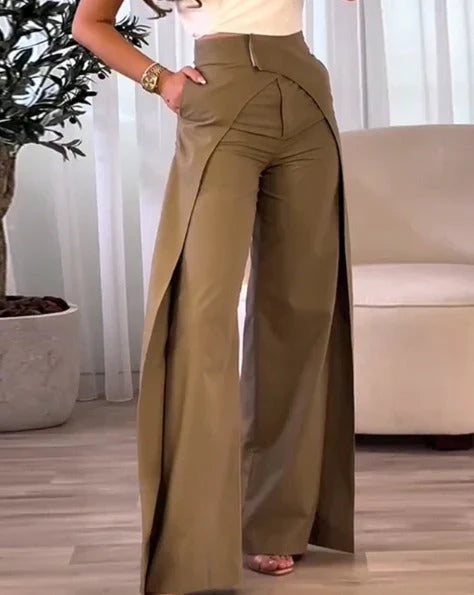 Elegante hochtaillierte Hosen für Damen