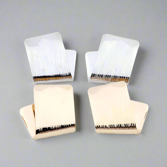 Asymmetrische Minimalistisch Eckige Damen Ohrstecker