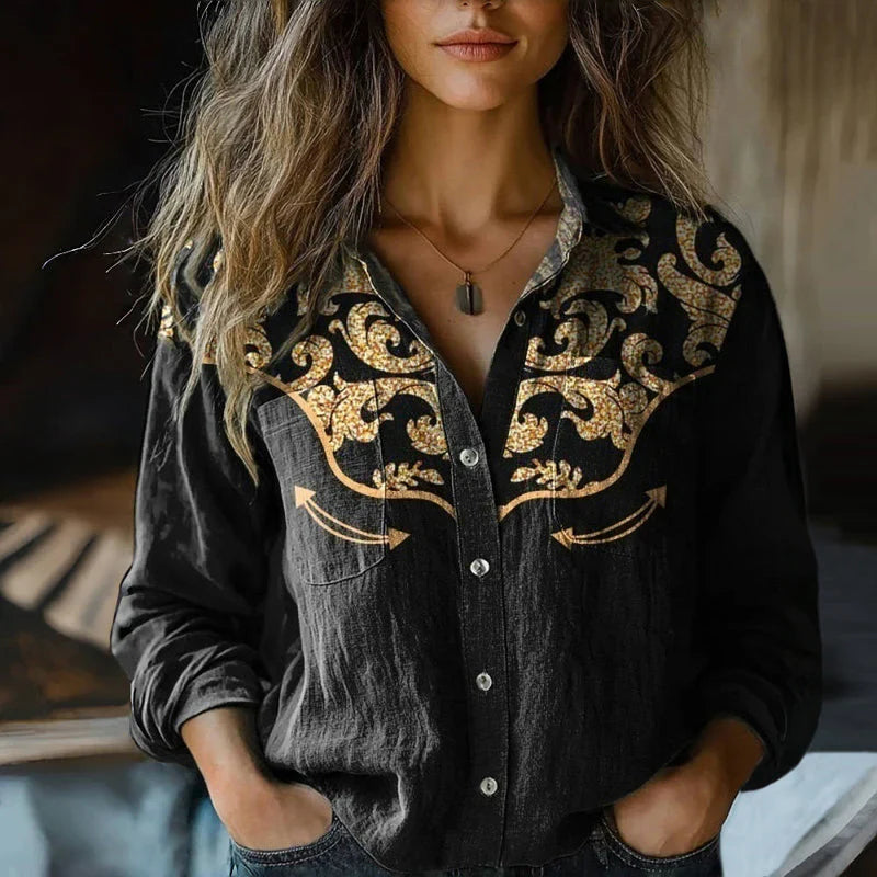 Vintage Damen Bluse