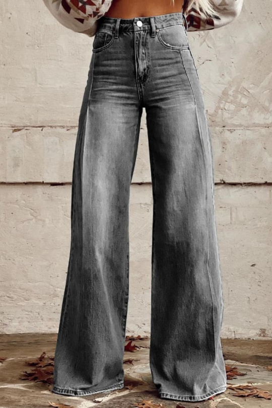 Vintage Boho Damen Stoffhose