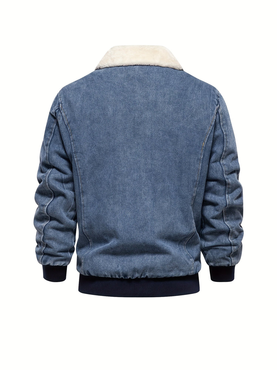 Denim-Fleece-Jacke für Herren