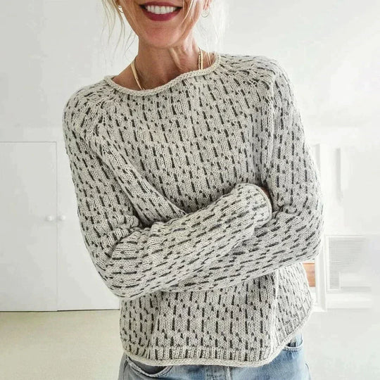 Pullover mit U-Boot-Ausschnitt für Damen