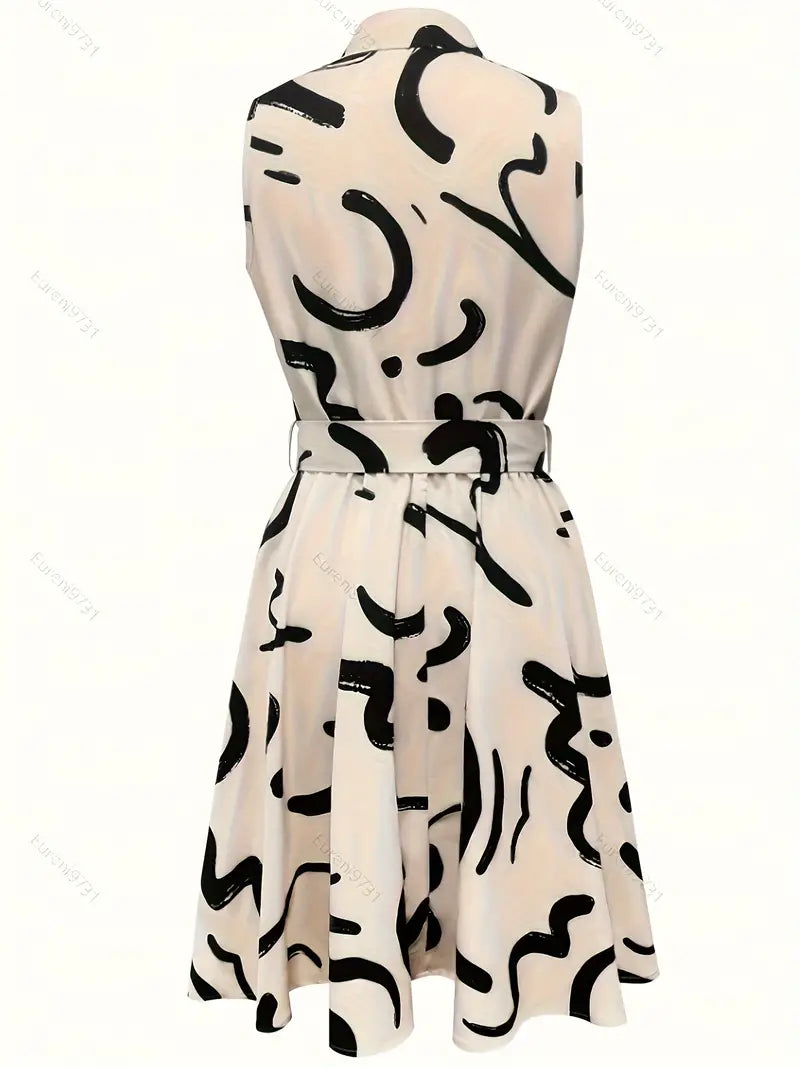 Ärmelloses Kleid für Damen