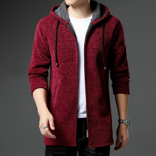 Kapuzenjacke mit Kordelzug für Herren