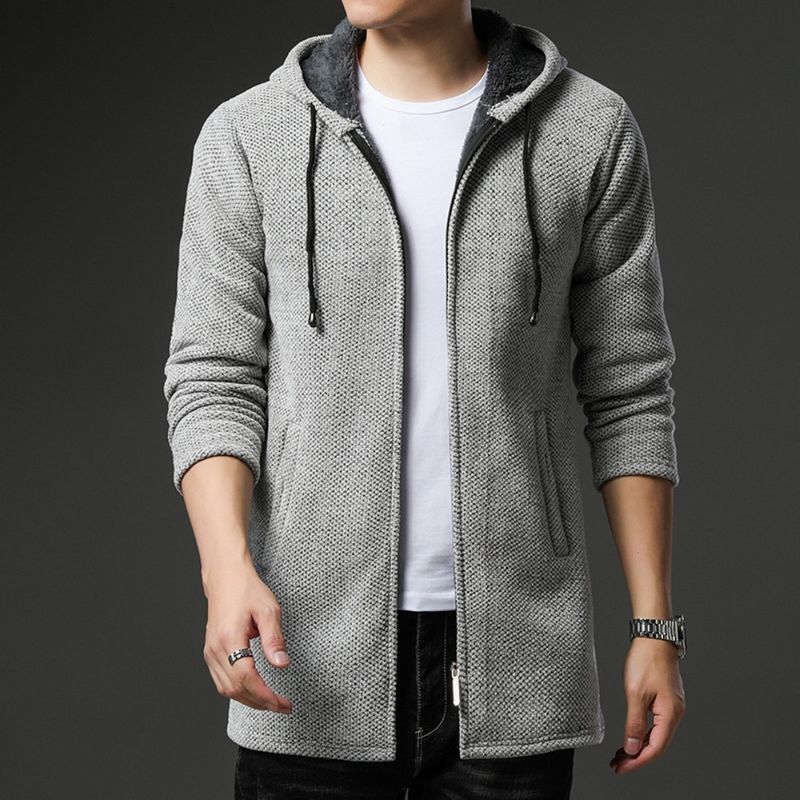 Kapuzenjacke mit Kordelzug für Herren