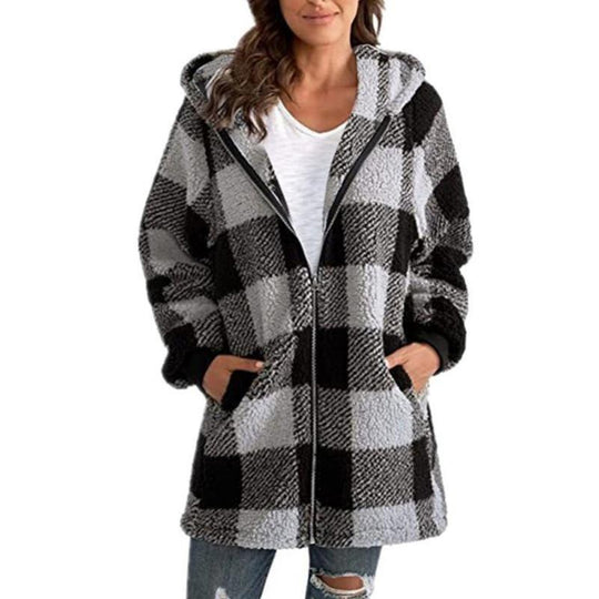 Übergroße Winterjacke für Damen