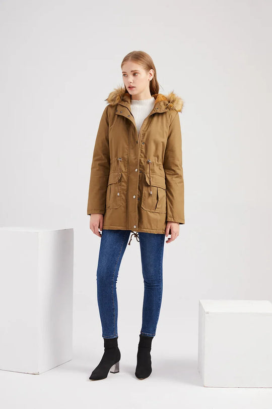 Winterparka mit Kapuze für Damen