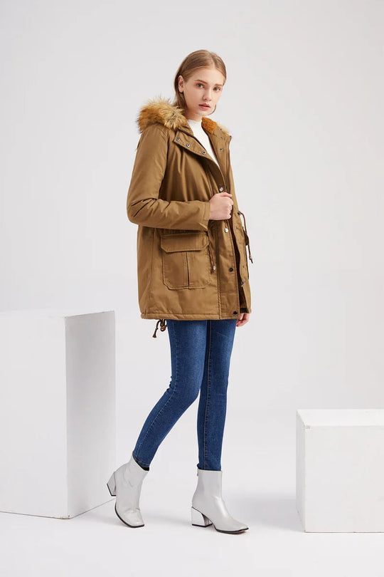 Winterparka mit Kapuze für Damen