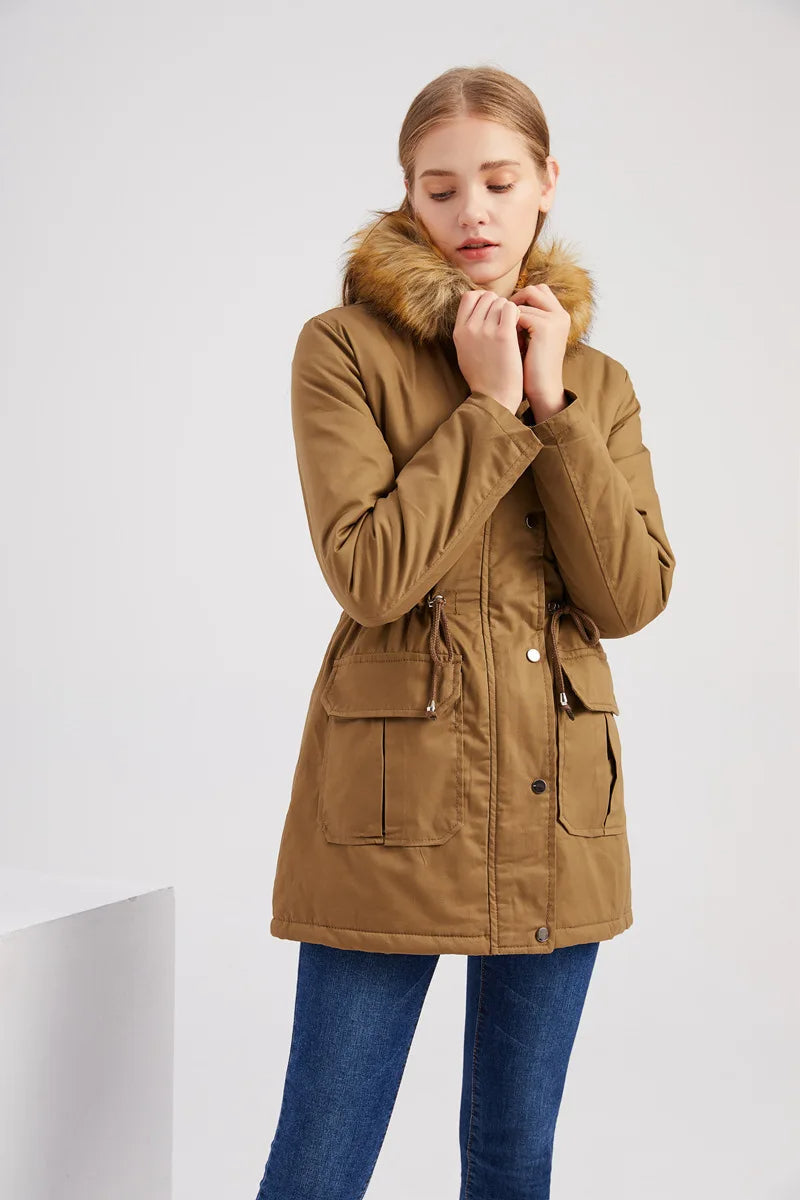 Winterparka mit Kapuze für Damen