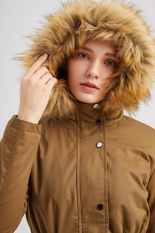 Winterparka mit Kapuze für Damen