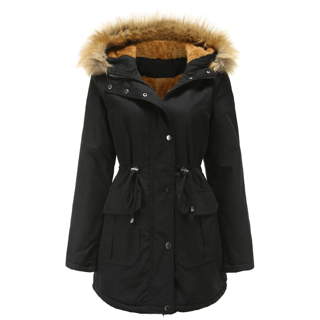 Winterparka mit Kapuze für Damen