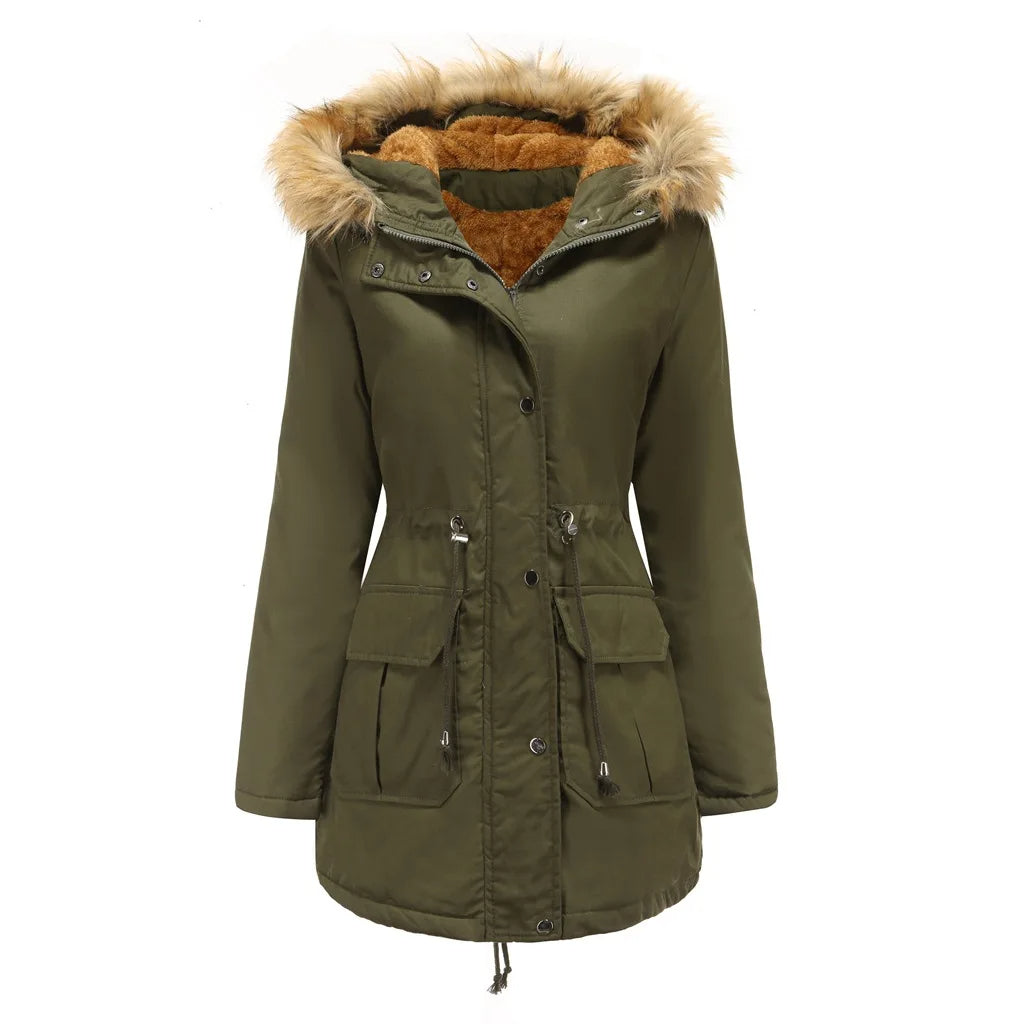 Winterparka mit Kapuze für Damen