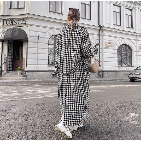 Gemusterter Trenchcoat für Damen