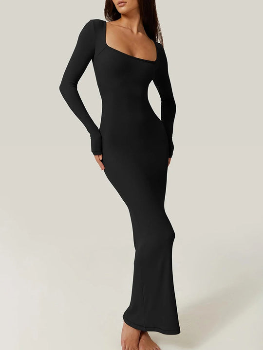 Geripptes Bodycon-Kleid für Damen