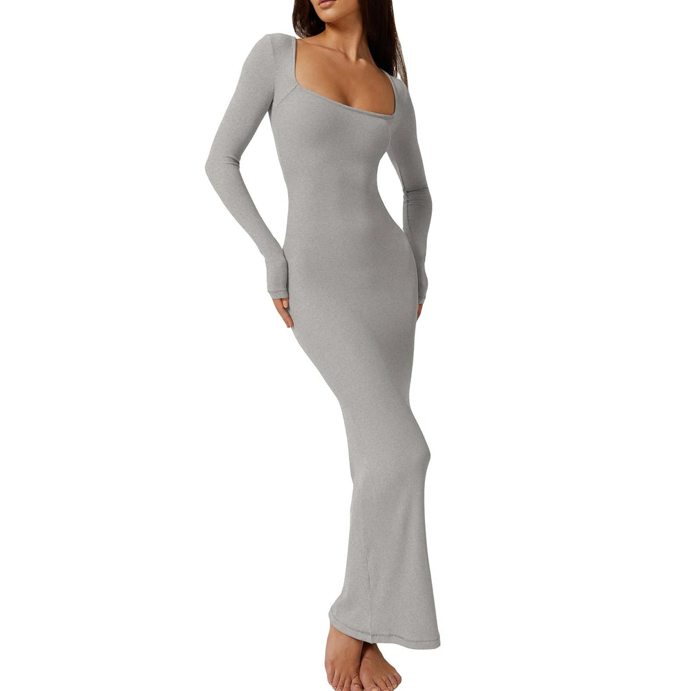 Geripptes Bodycon-Kleid für Damen