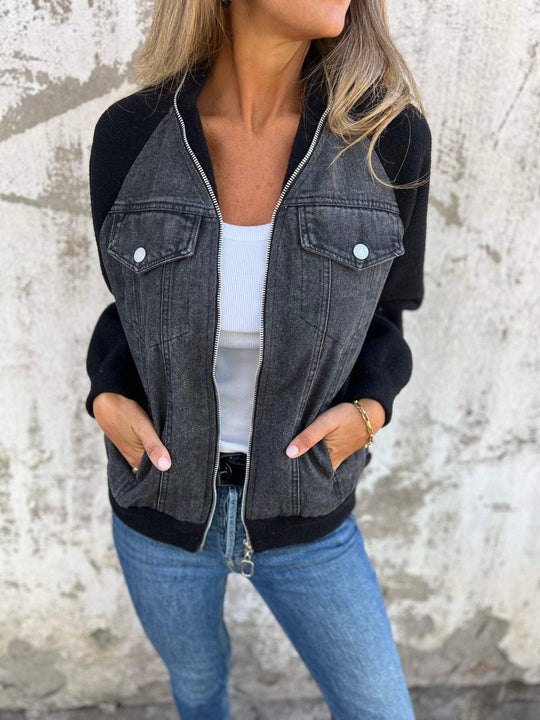 Weiche Reißverschlussjacke für Damen