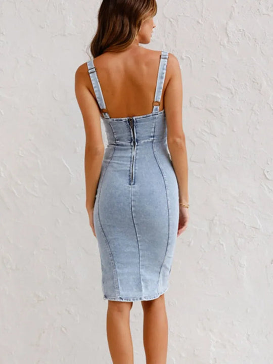 Damen Denim-Kleid