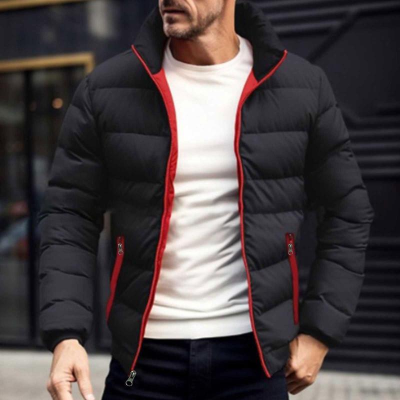 Gepolsterte Reißverschlussjacke für Herren