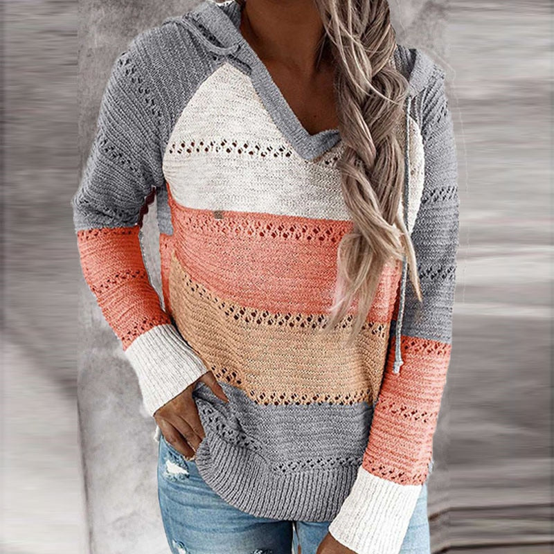 Modischer Strickpullover für Damen