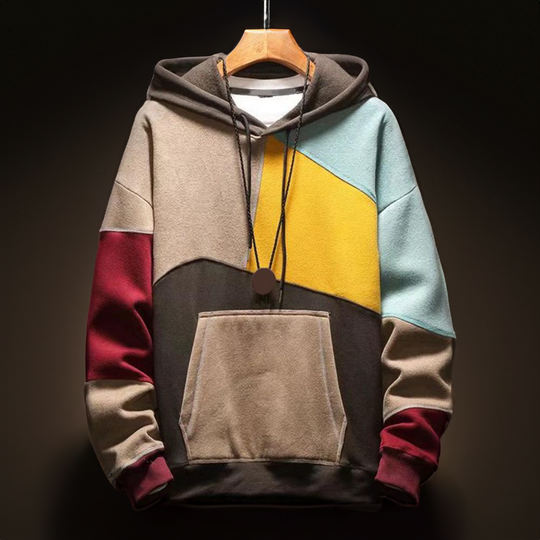 Farbenfroher Hoodie für Herren