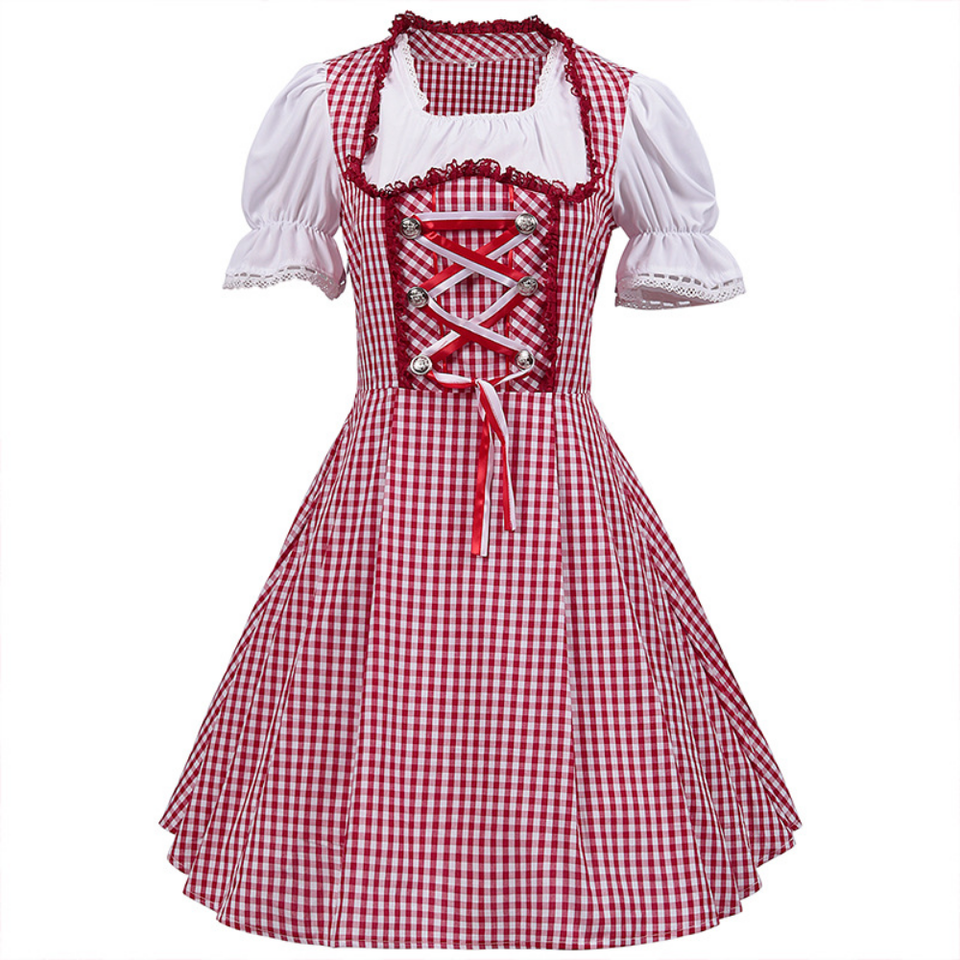 Damen Oktoberfest Trachten Dirndlkleid