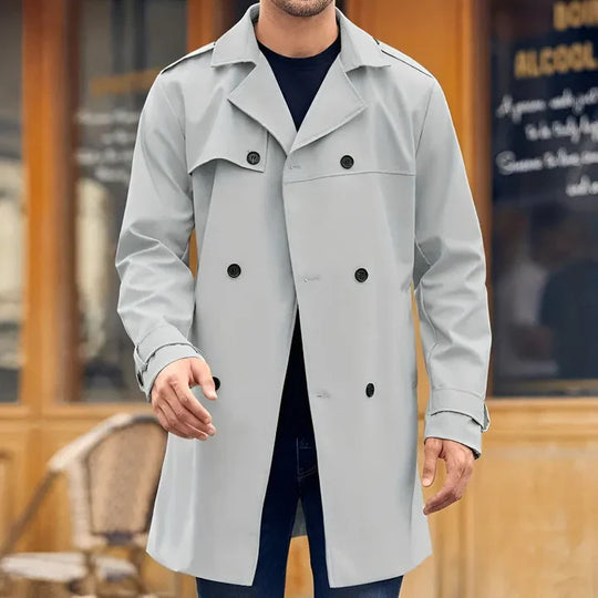 Einreihiger Trenchcoat für Herren