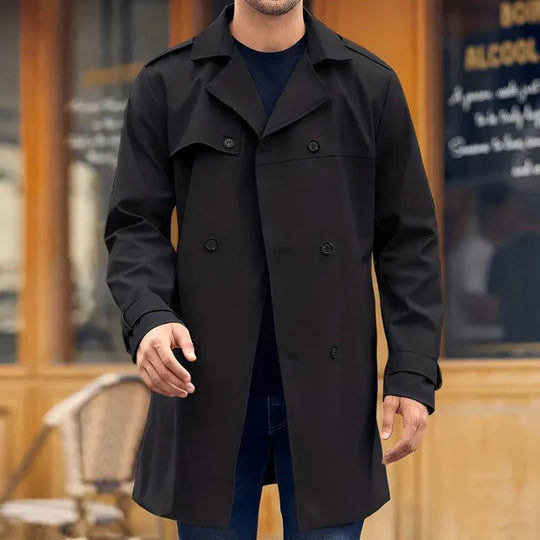 Einreihiger Trenchcoat für Herren