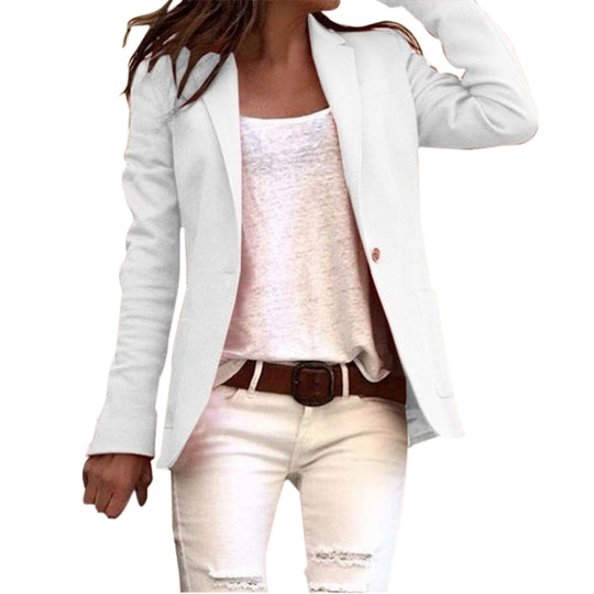 Schmal geschnittener Blazer mit Revers für Damen